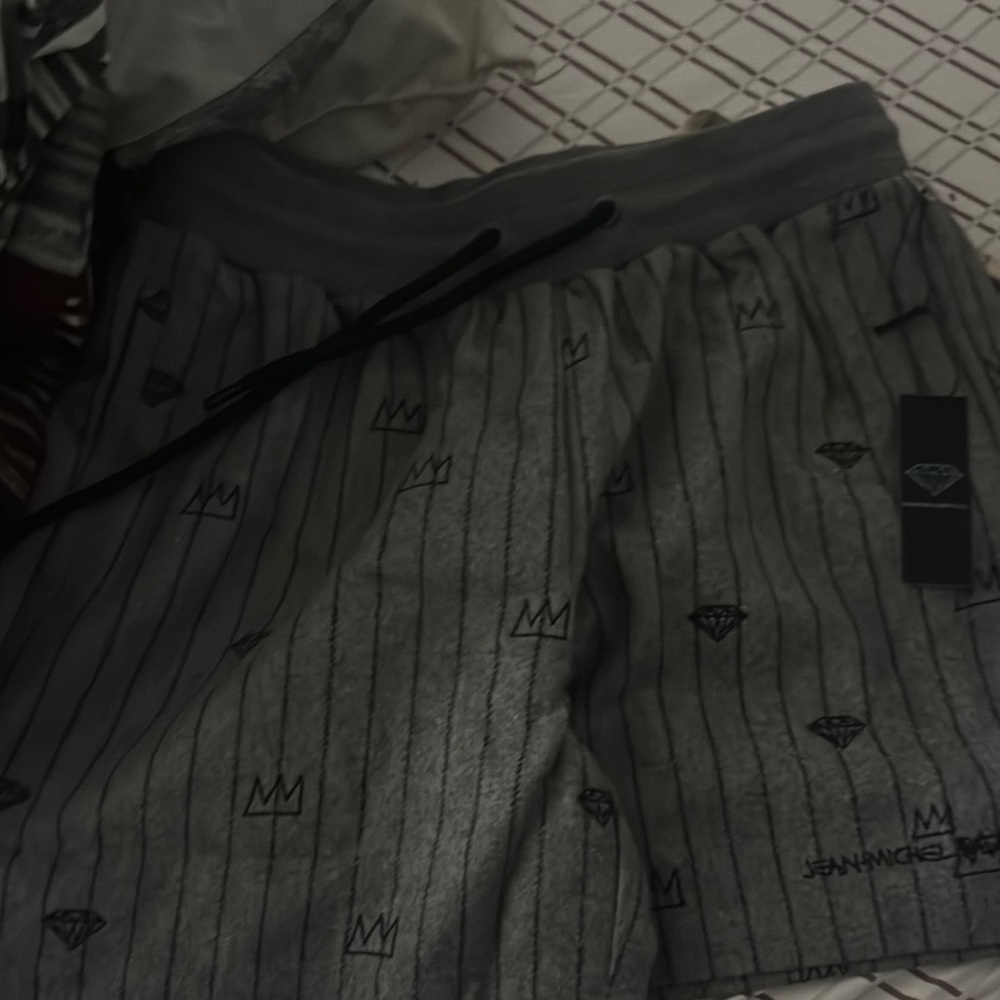 Diamond Supply Co Gray Tailored Shorts